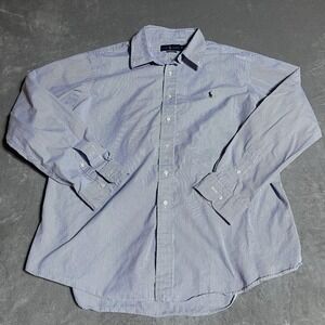 Ralph Lauren Shirt Mens XXL Cotton Custom Fit Striped Button Down Long Sleeve
